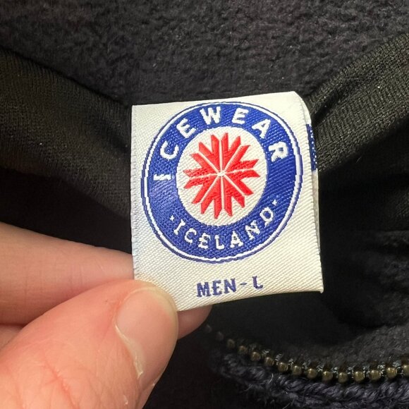 Vintage Fair Isle Wool Sweater Fleece Lined Christmas Oversized Scandinavian 90s - Picture 7 of 10